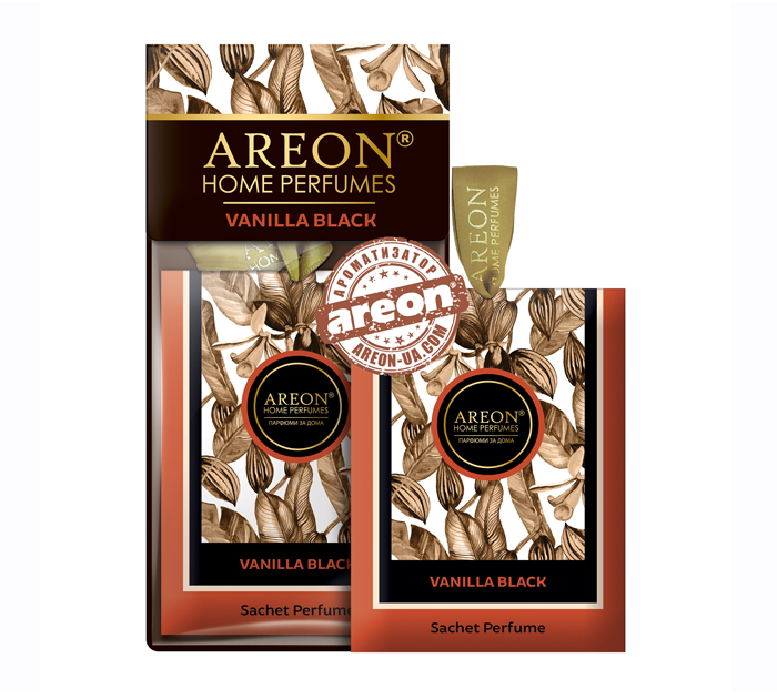 Ароматизатор воздуха AreonHomePerfume «Premium Vanilla Black» саше