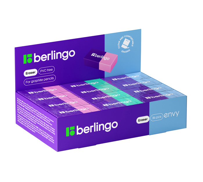 Ластик Berlingo «Envy» 45х21х11мм