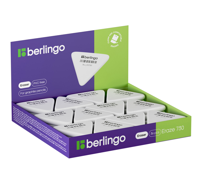 Ластик Berlingo «Eraze 730» 50x44x7мм