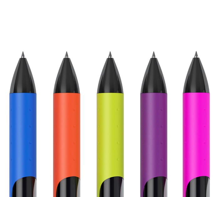 Ручка гелевая Berlingo «Color Zone gel» автоматическая, черная, узел 0.5мм, линия 0.3мм
