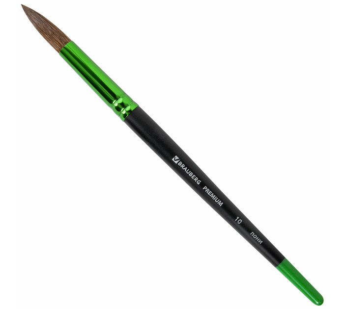 Кисть Brauberg №10, пони, круглая