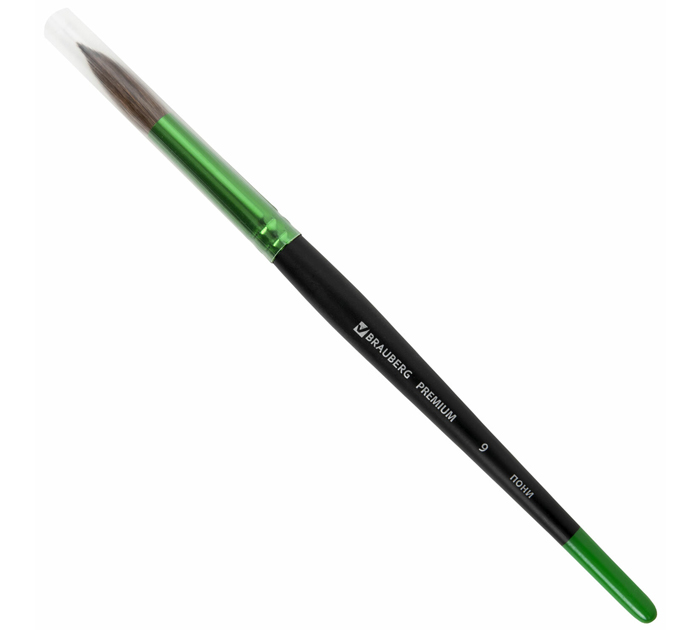Кисть Brauberg №9, пони, круглая