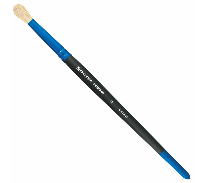 Кисть Brauberg №10, щетина, круглая