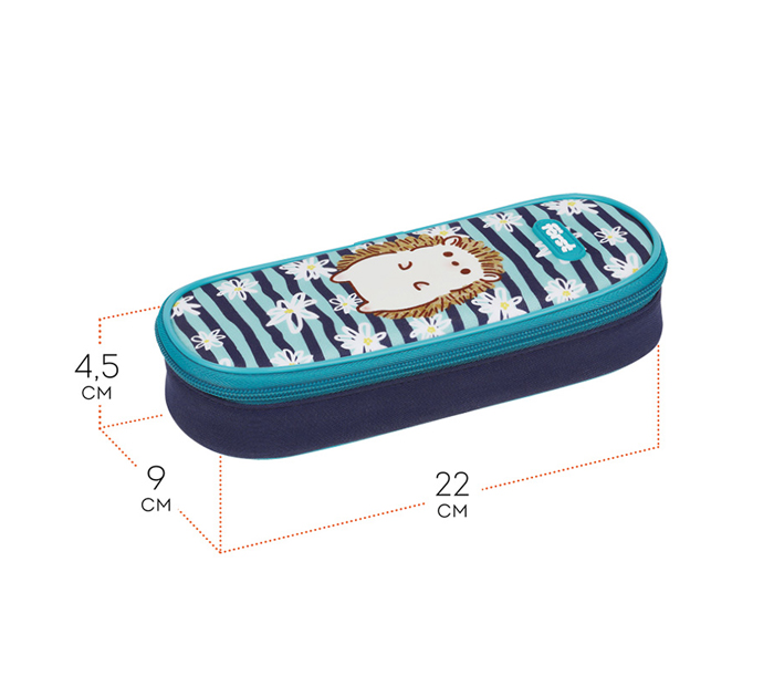Пенал-футляр Forst «Blue hedgehog» 220х90х45мм