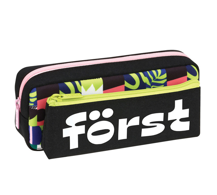 Пенал-косметичка Forst «Fusion» 2в1, 205х80х40мм, съемная косметичка на липучке