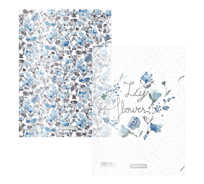 Папка-уголок Erich Krause «Frozen Beauty» А4, пластиковая, ассорти, 160мкм