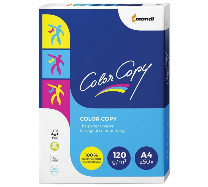Бумага для цветной лазерной печати Mondi «Color Copy» А4, 120г/м², 250л