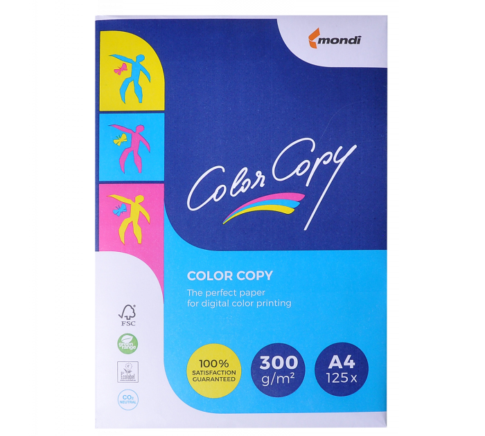 Бумага для цветной лазерной печати Mondi «Color Copy» А4, 300г/м², 125л