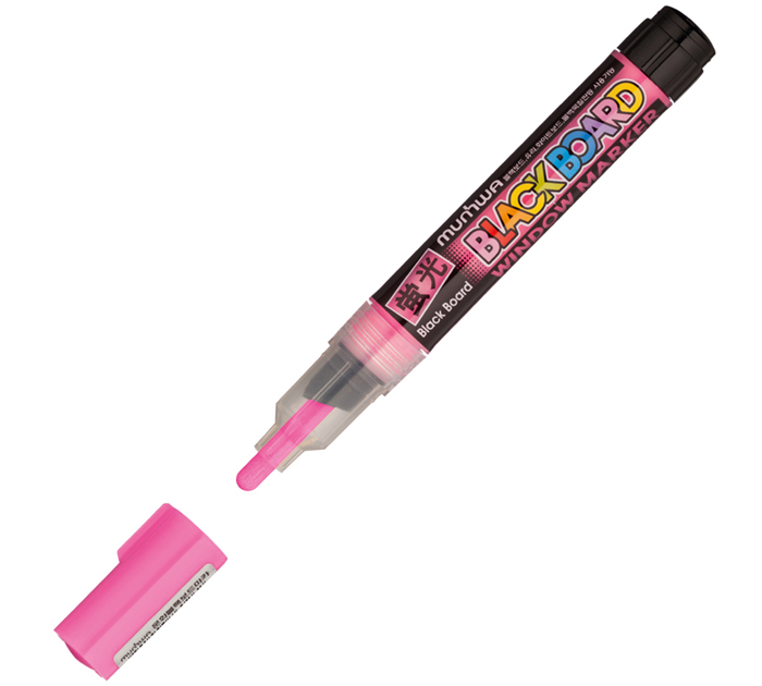 Маркер меловой MunHwa «Black Board Marker» розовый, 3мм