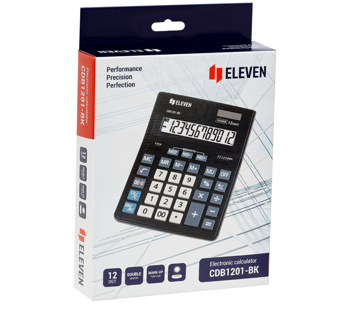 Калькулятор 12 разрядов Eleven «Business Line» черный, 155х205х35мм