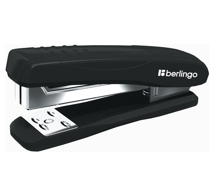 Степлер Berlingo «Comfort» № 24/6-26/6, на 25л, черный