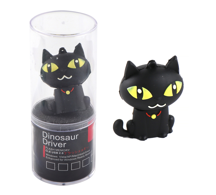Флэш-карта Кокос «Cat желтоглазый» USB 2.0, 16Gb