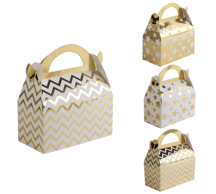 Коробка подарочная Кокос «Gold Pattern» 120х140х70мм, 2шт