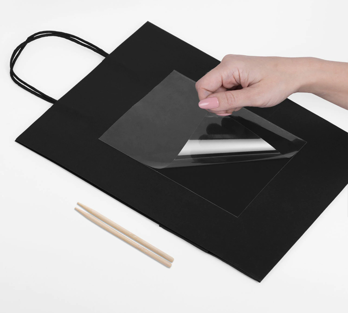 Пакет подарочный Золотая сказка «Black Kraft» скретч слой, 26х13х32см, крафт
