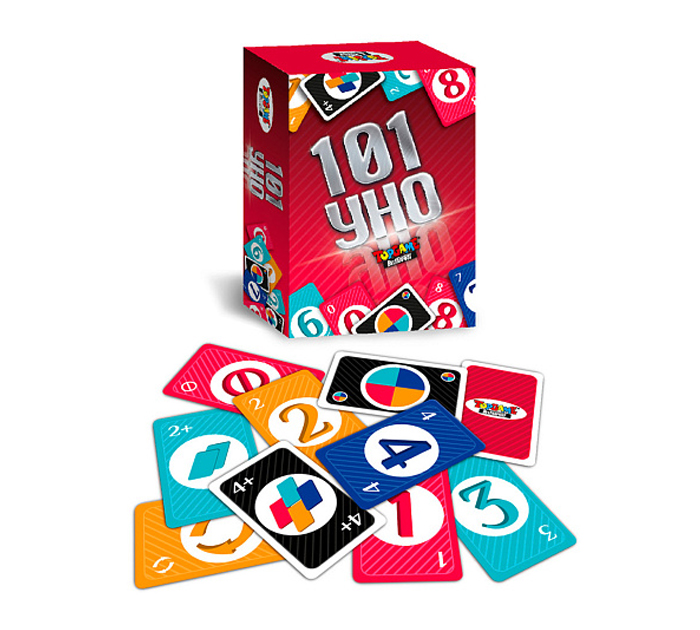 Игра настольная «101 УНО», 110 карточек, от 6-ти лет