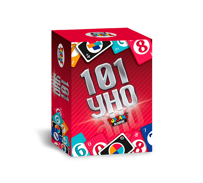 Игра настольная  «101 УНО», 110 карточек, от 6-ти лет
