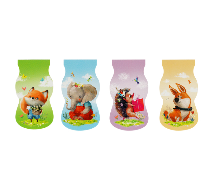 Закладка для книг ArtSpace «Lovely animals» магнитная, 1шт