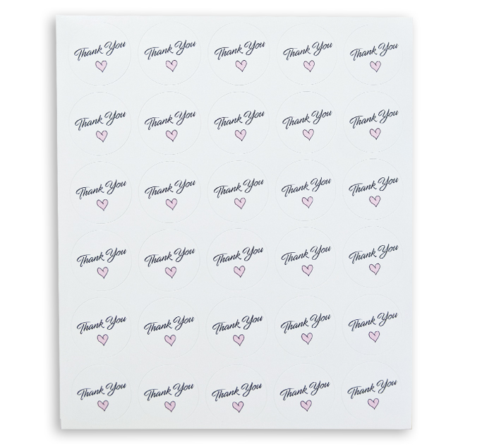 Наклейки Panda Print «Thank you!» 30шт