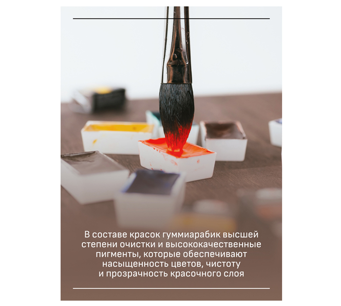 Акварель художественная Гамма «Старый мастер» индийская желтая, 2.6мл, кювета