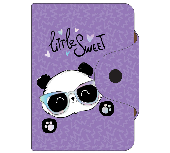 Визитница OfficeSpace «Sweet panda» карманная, на 10 карманов