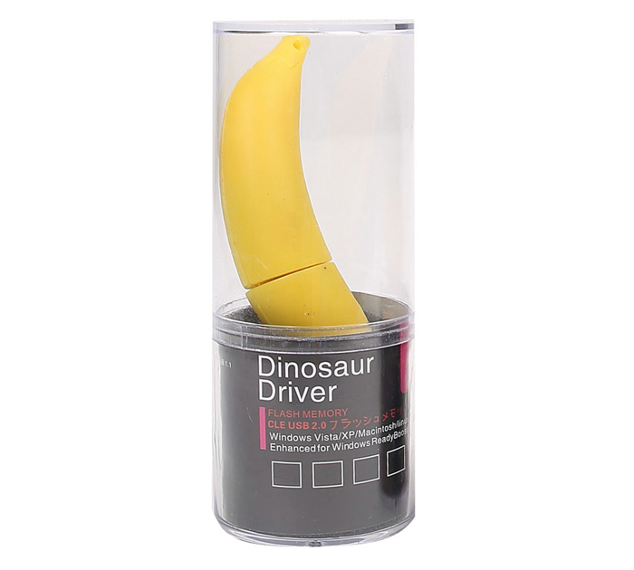 Флэш-карта Кокос «Fruit Банан» USB 2.0, 16Gb
