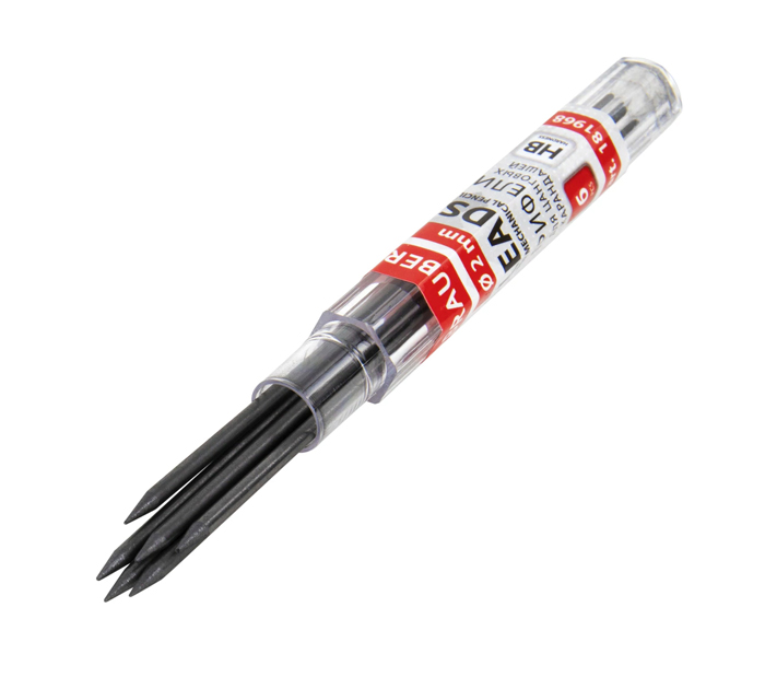 Грифель Brauberg HB, 2мм, 6шт, в тубе
