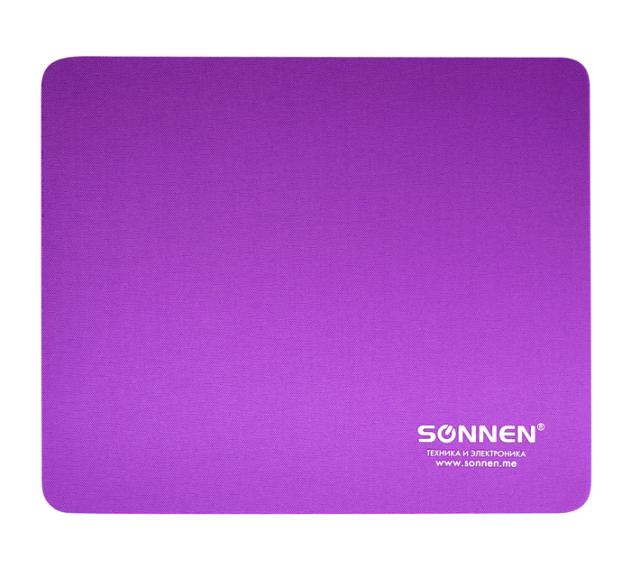 Коврик для мышки Sonnen «Purple» 220х180х3мм