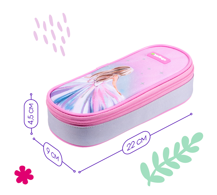 Пенал-футляр Berlingo «Beautiful dream» 220х90х45мм