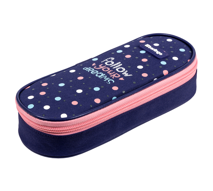 Пенал-футляр Berlingo «Colored dots» 220х90х45мм