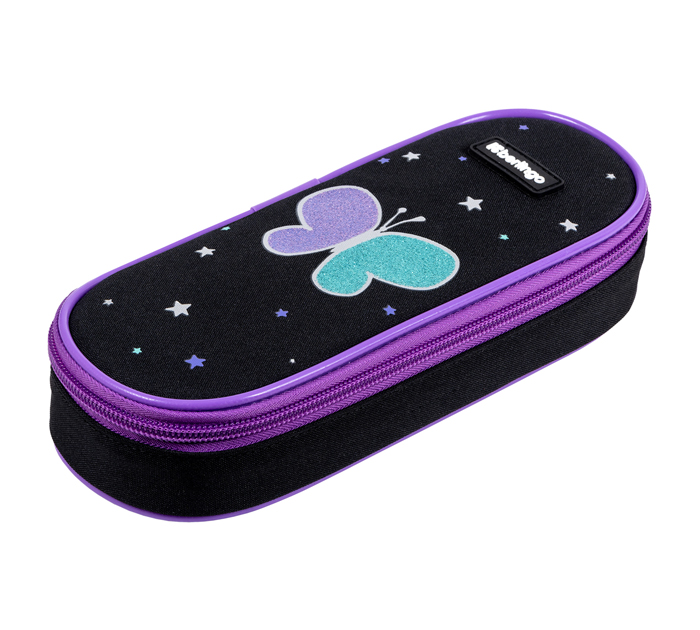 Пенал-футляр Berlingo «Shining butterfly» 220х90х45мм