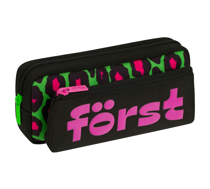 Пенал-косметичка Forst «Cool» 2в1, 205х80х40мм, съемная косметичка на липучке