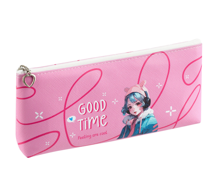 Пенал-косметичка Meshu «Good time» 200х85х30мм, искуственная кожа