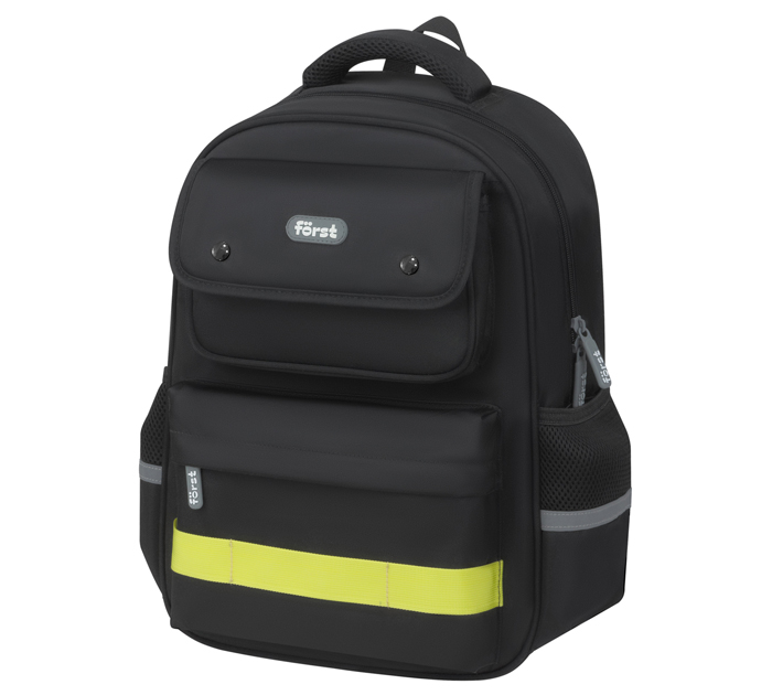 Рюкзак Forst F-Color «Lime» 395х285х140мм, уплотненная спинка, 1 отделение, 4 кармана