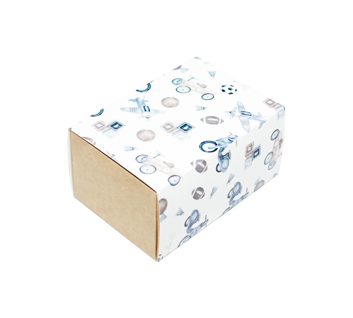 Коробка подарочная Panda Print Детские игрушки, -пенал, крафт дно, 110х160х80мм