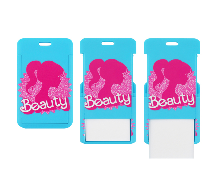 Бейдж Кокос «Beauty» 70х110мм, вертикальный, на ленте