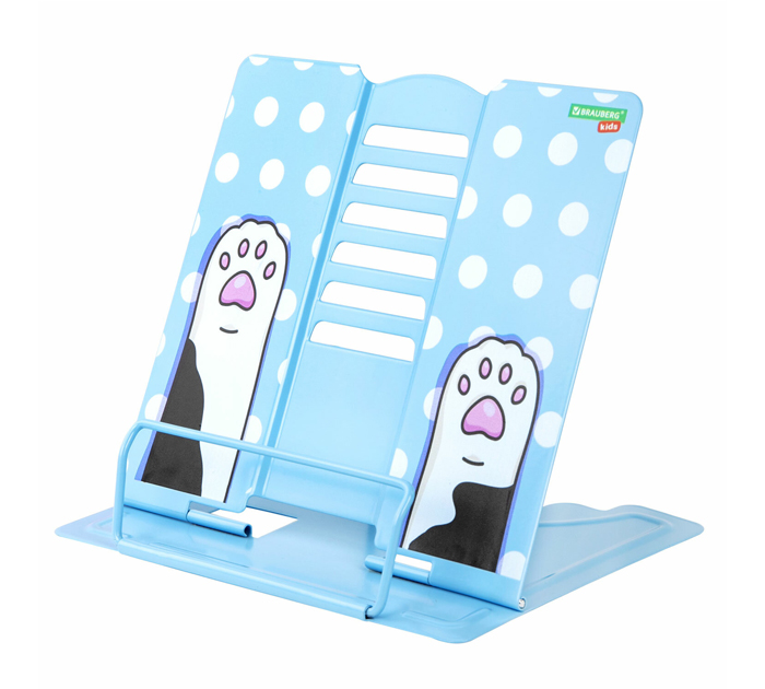 Подставка для книг Brauberg «Kids Lil Paws» металлическая