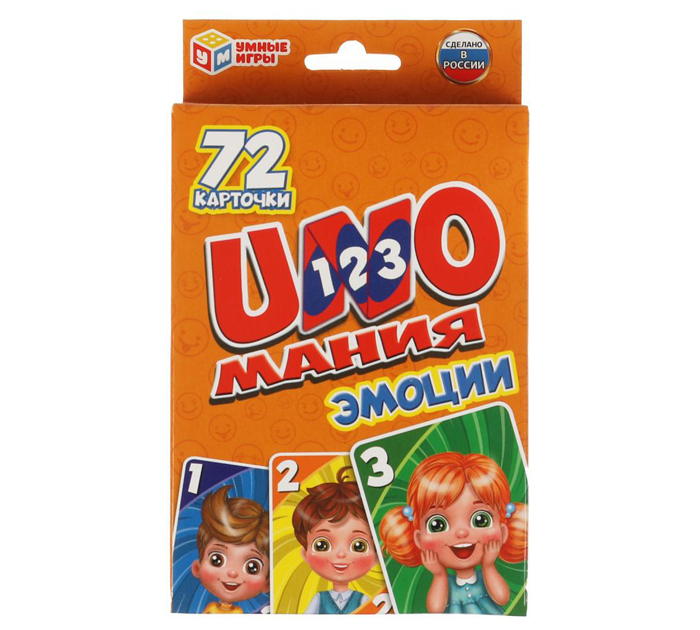 Игра настольная Умные игры «Эмоции. Уномания» от 3-х лет