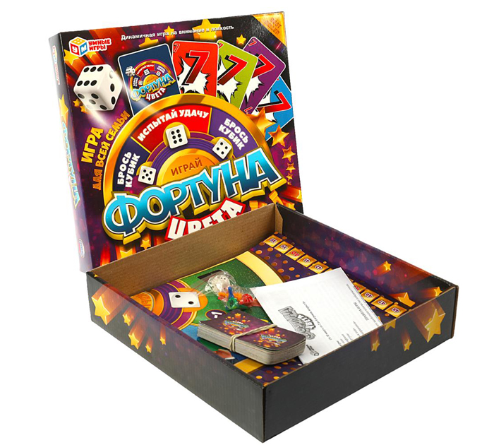 Игра-ходилка Умные игры «Фортуна цвета» от 6-ти лет