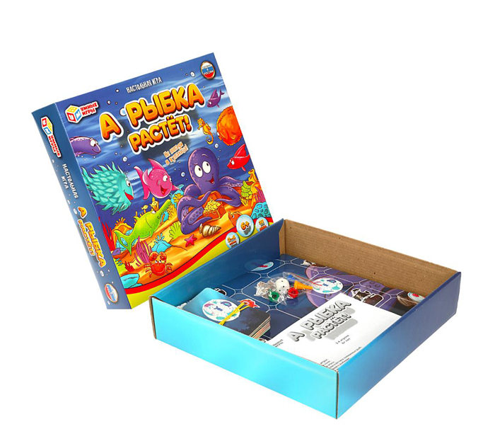 Игра-ходилка Умные игры «А рыбка растёт!» от 6-ти лет