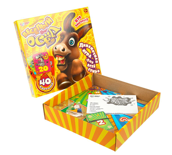 Игра настольная Умные игры «Веселый осел» от 5-ти лет