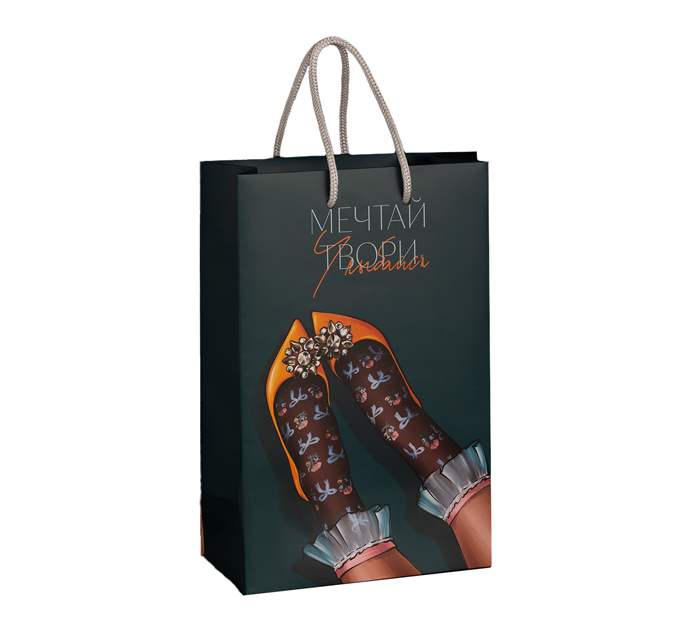 Пакет подарочный DecorCenter 15х24х8.5см