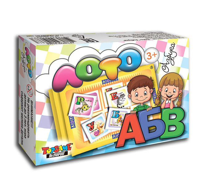 Игра настольная Лото «Азбука» от 3-х лет