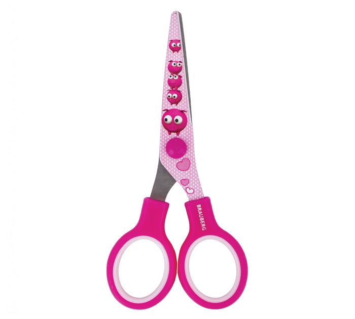 Ножницы Brauberg Kids «Поросята» детские, 130мм