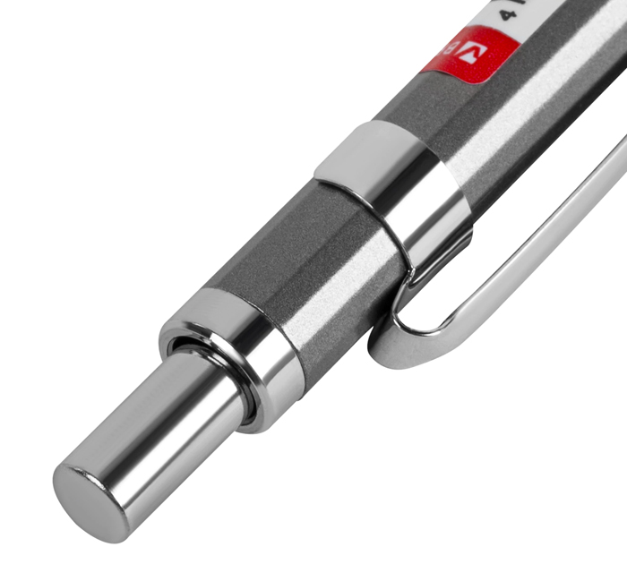 Карандаш автоматический Brauberg «Chrome» HB, 0.5мм, с ластиком