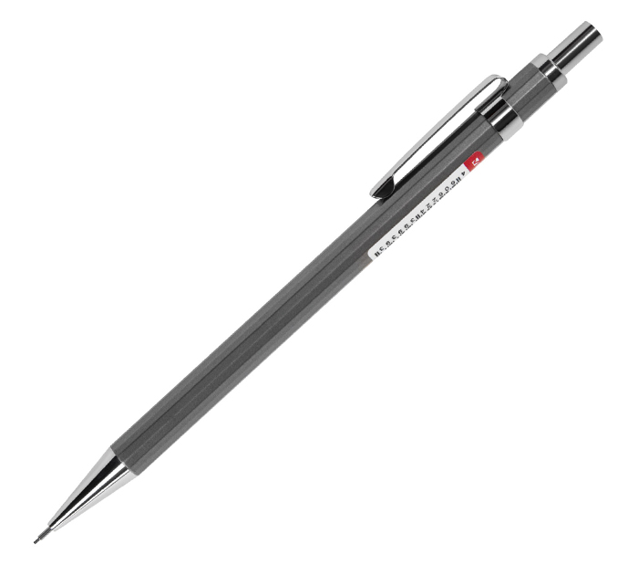 Карандаш автоматический Brauberg «Chrome» HB, 0.5мм, с ластиком