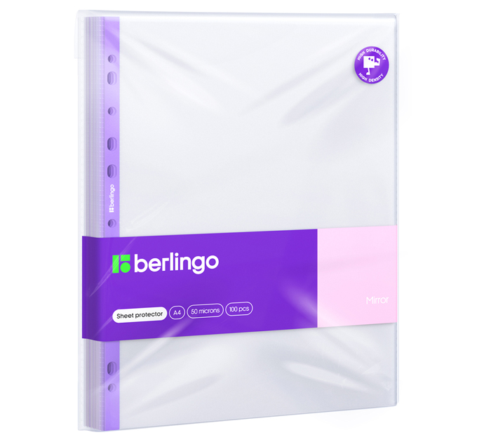Файл Berlingo «Mirror» А4, 50мкм, глянцевый, 100шт