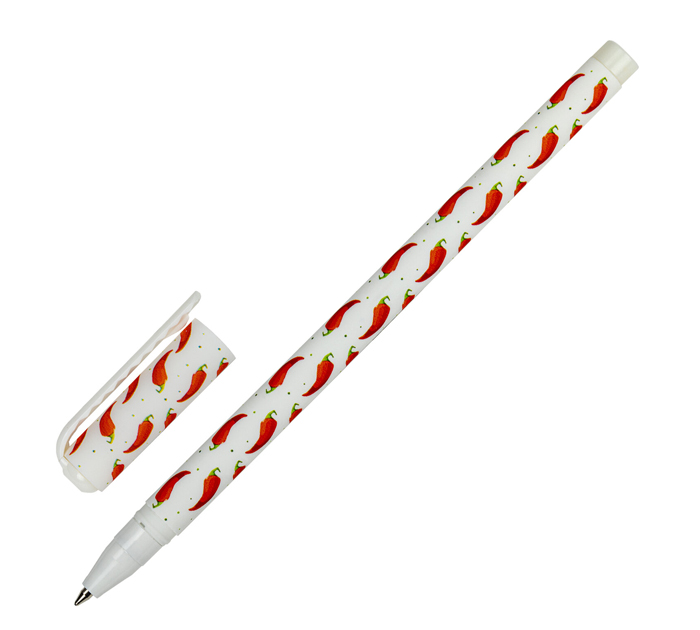 Ручка шариковая Brauberg Soft Touch Stick «Chili Pepper» синий стержень, узел 0.7мм, линия письма 0.35мм