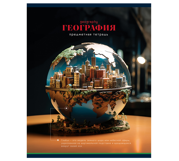 Тетрадь предметная А5, 40л, клетка, эконом, BG «География. Фотосфера»