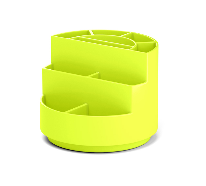 Подставка под канцелярские принадлежности Erich Krause «Mini Burger Neon Solid» 10 отделений, желтая
