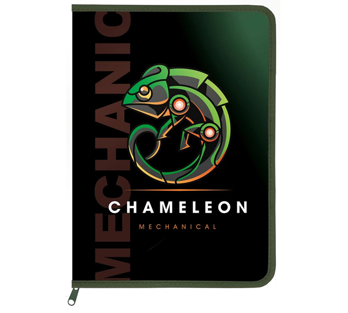 Папка для труда Lamark «Chameleon. Mechanical» А4, на молнии, 1 отделение